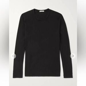 James Perse Classic Black Long Sleeve Tee